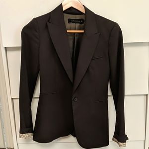 Zara Grey Women's Tailored Blazer